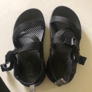 Black Kids Chaco Sandals